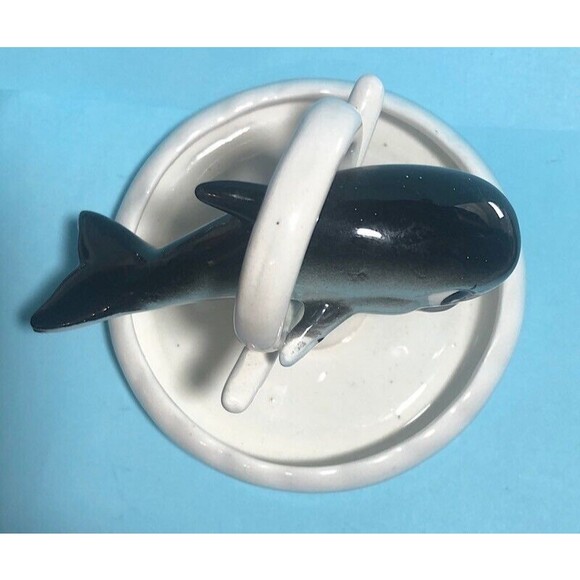 Vtg Whale Rings & Things Trinket Jewelry Tray, Sea World Theme Park Kelvin1961 - Picture 6 of 6